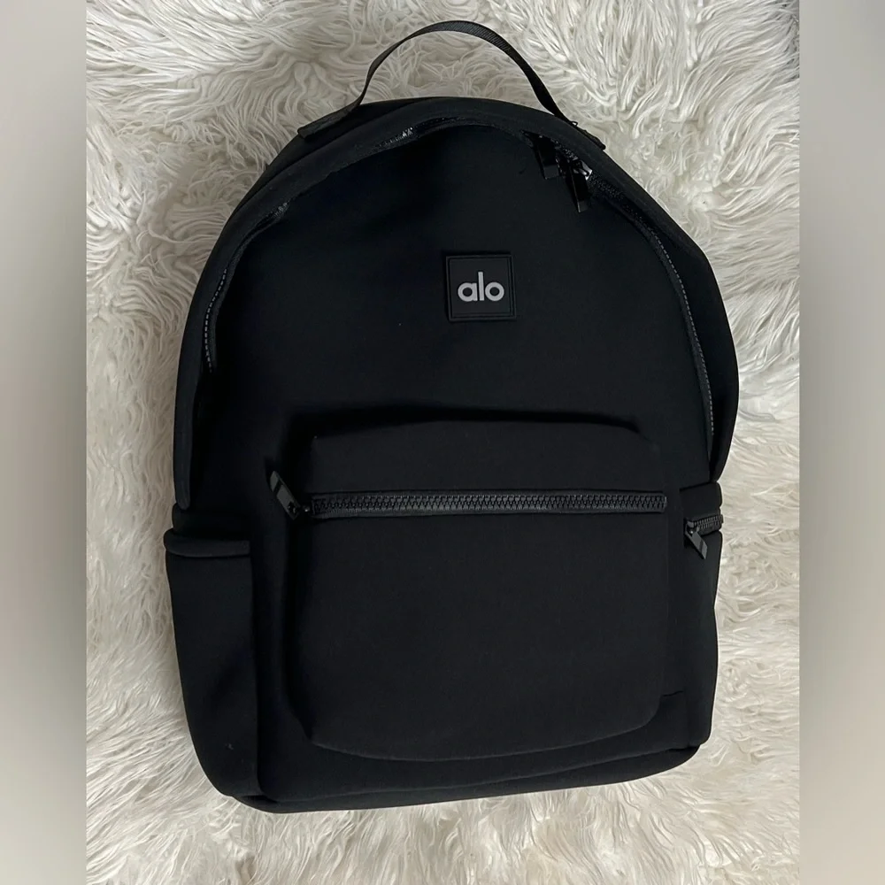 Alo Yoga Waterproof Two Pieces Black Gym Bag Backpack Unisex high-capaci… - Picture 3 of 6